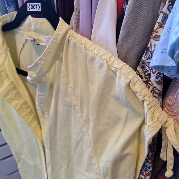 Vintage Lolita Yellow Short-Sleeve Romper - Picture 4 of 5